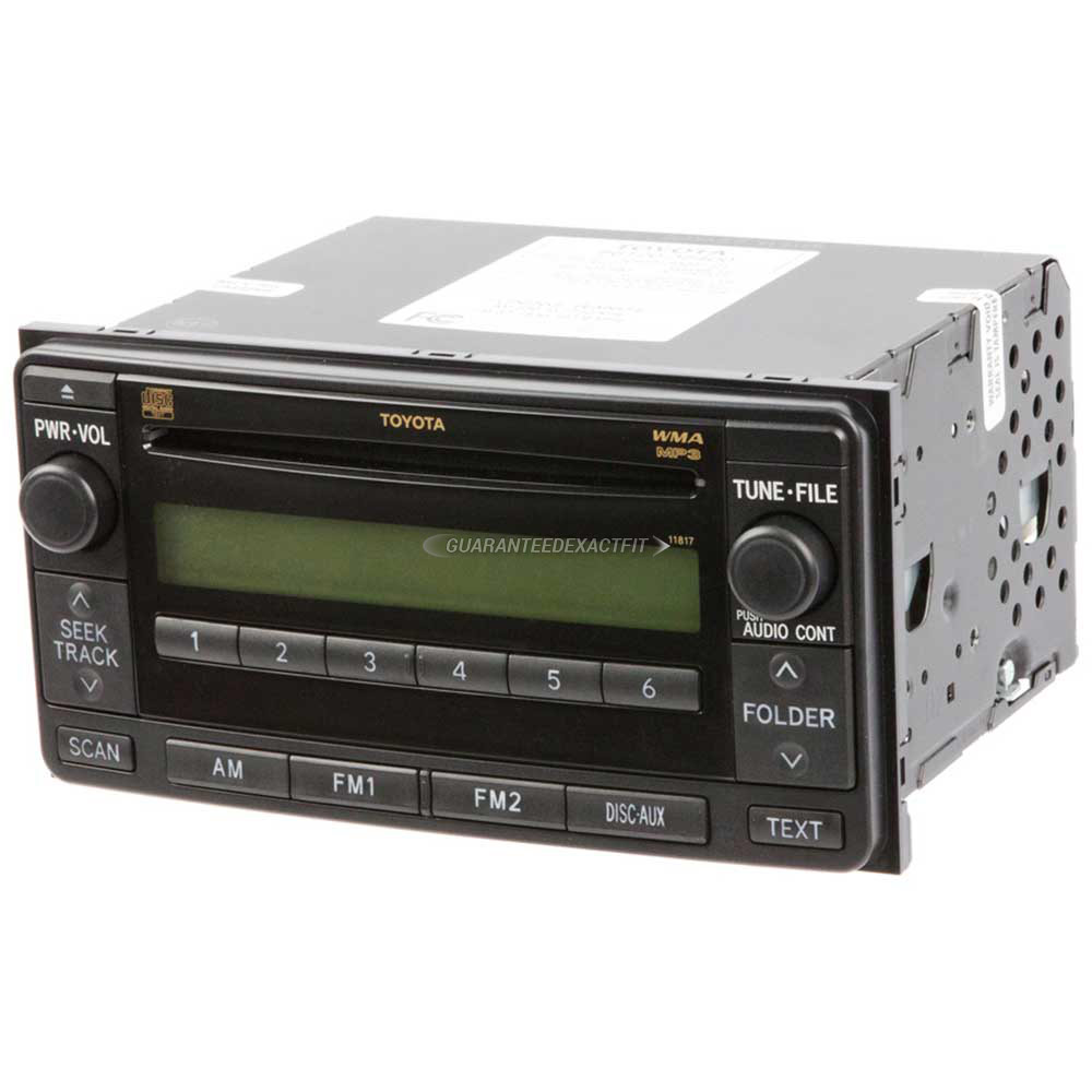 2004 Toyota RAV4 Radio or CD Player AMFMMP3Single CD Radio with Face
