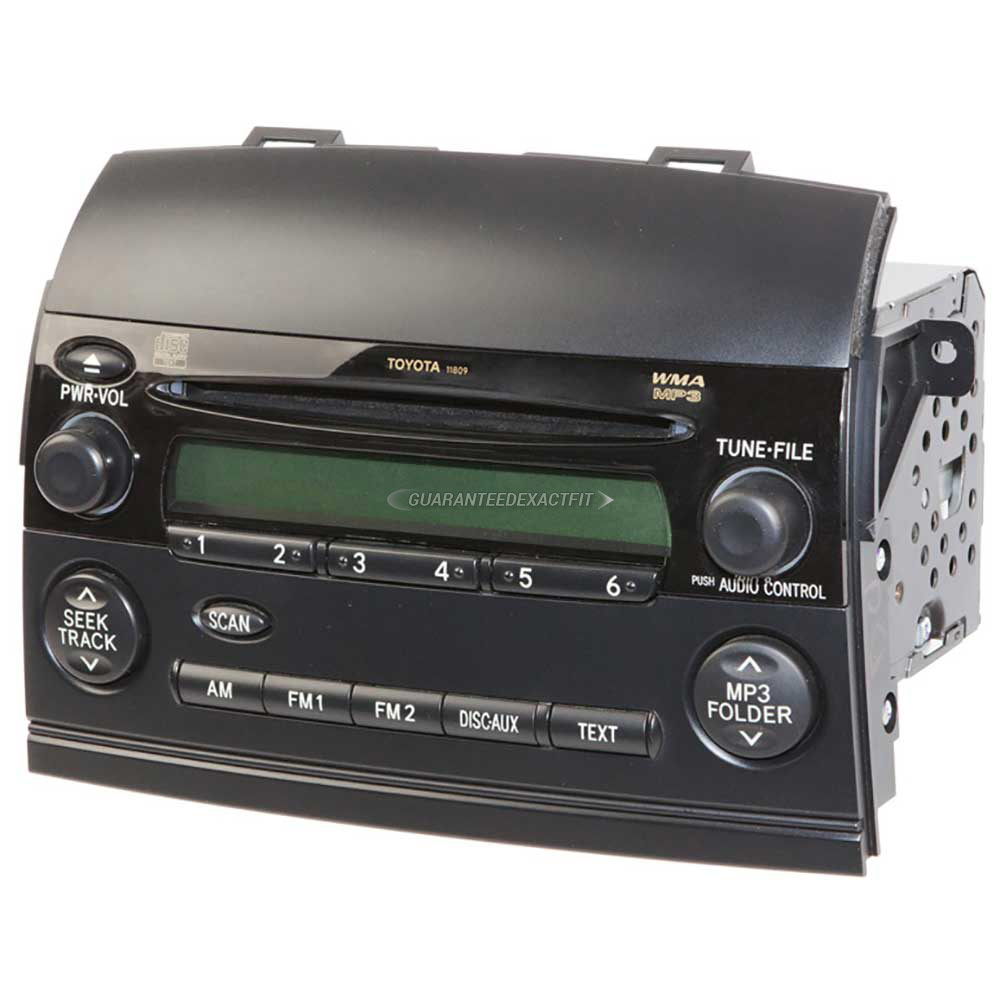 2004 Toyota Sienna Radio or CD Player RadioAMFMSingle CD with Face