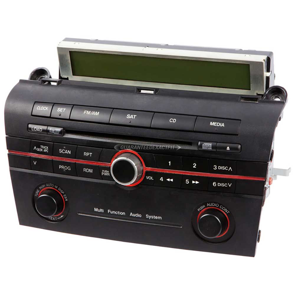 2007 Mazda 3 Radio or CD Player RadioAMFM6CD [OEM BR9G66ARX] 1840645 R