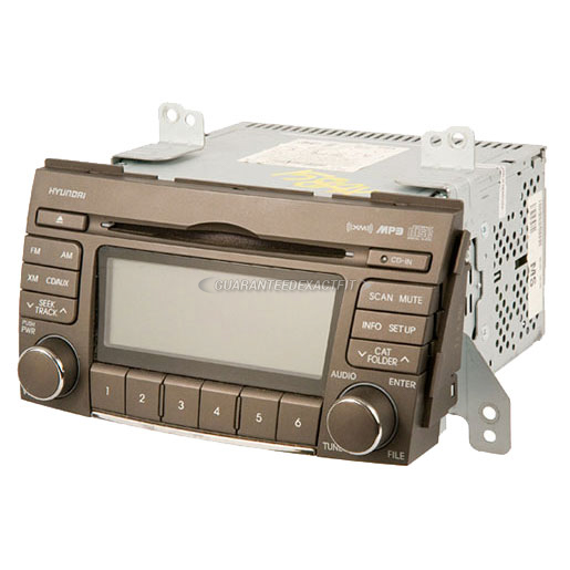 2009 Hyundai Sonata Radio or CD Player RadioAMFM Single CDMP3 with