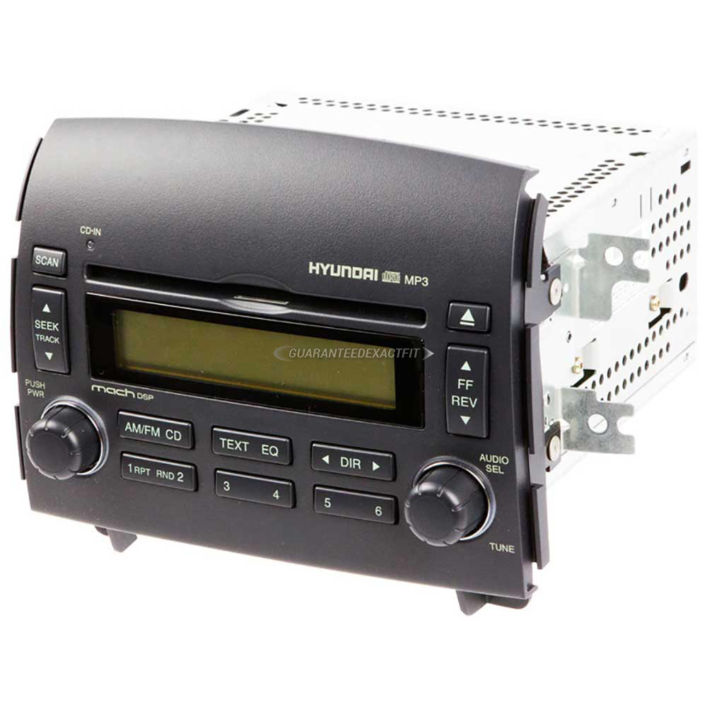 2007 Hyundai Sonata Radio or CD Player RadioAMFMMP3Single CD [OEM