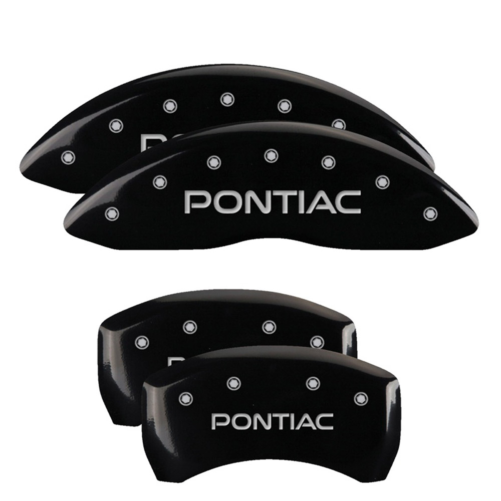MGP Caliper Covers 18028SPOPBK Disc Brake Caliper Cover