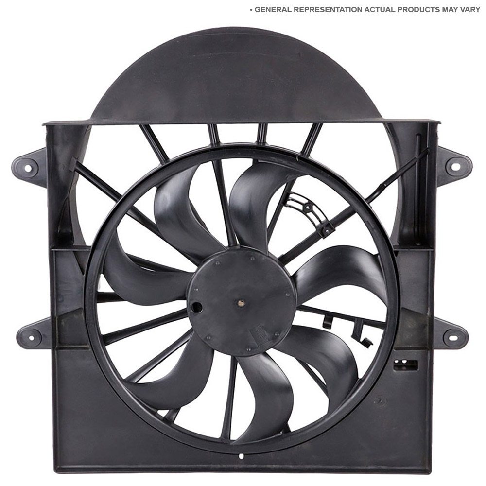 Bmw 440i cooling fan assembly