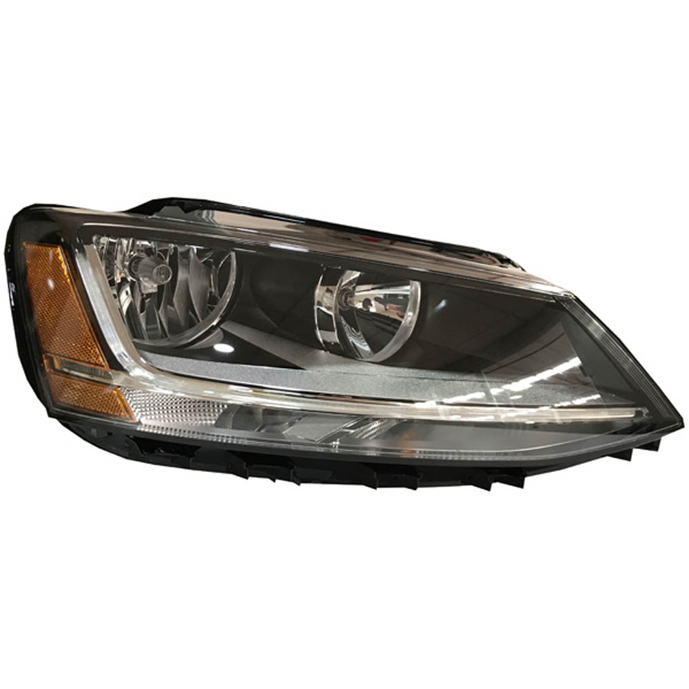 2017 Volkswagen Jetta Headlight Assembly Pair