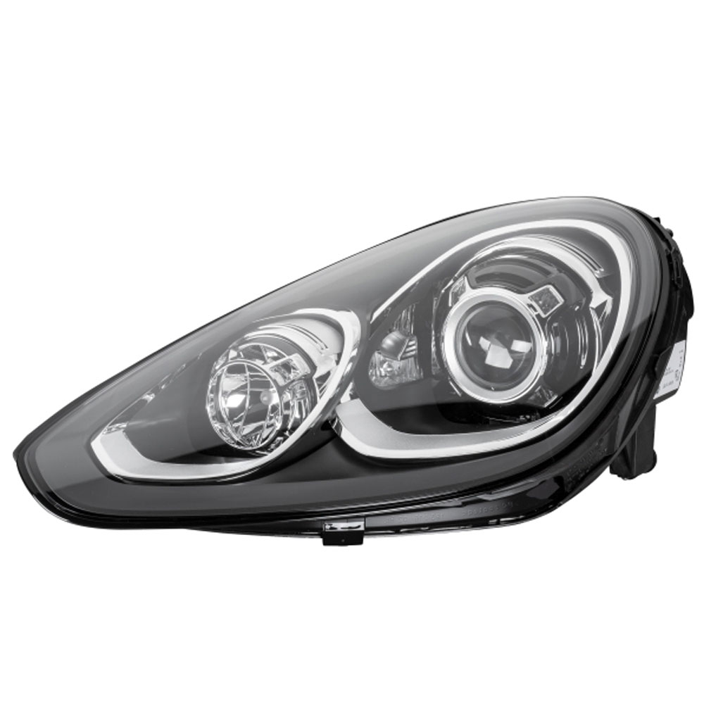 2017 Porsche Cayenne Headlight Assembly Pair