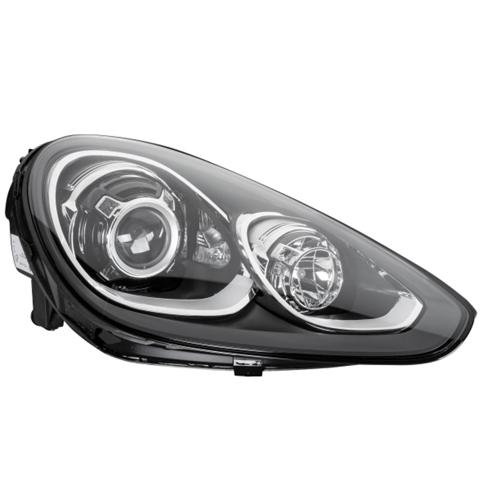 2017 Porsche Cayenne Headlight Assembly Pair