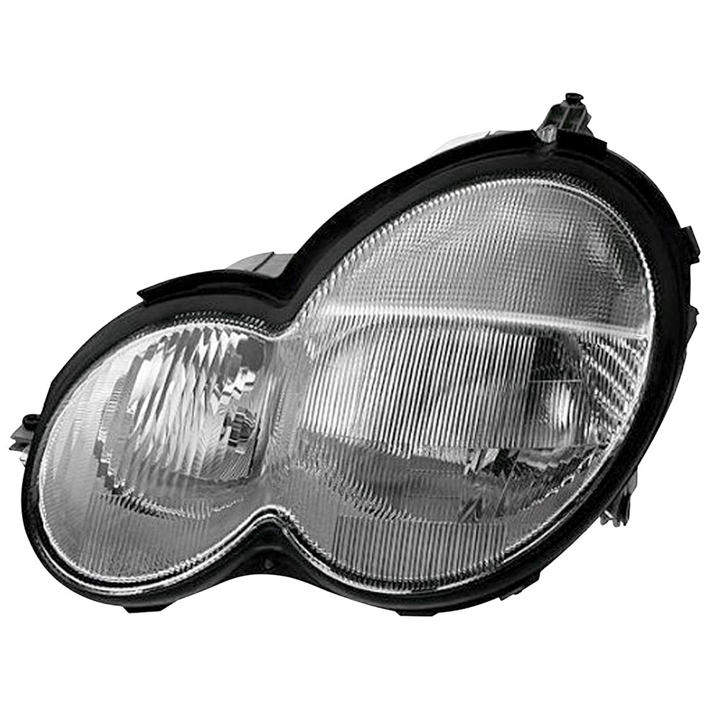 2003 Mercedes Benz C320 Headlight Assembly Pair