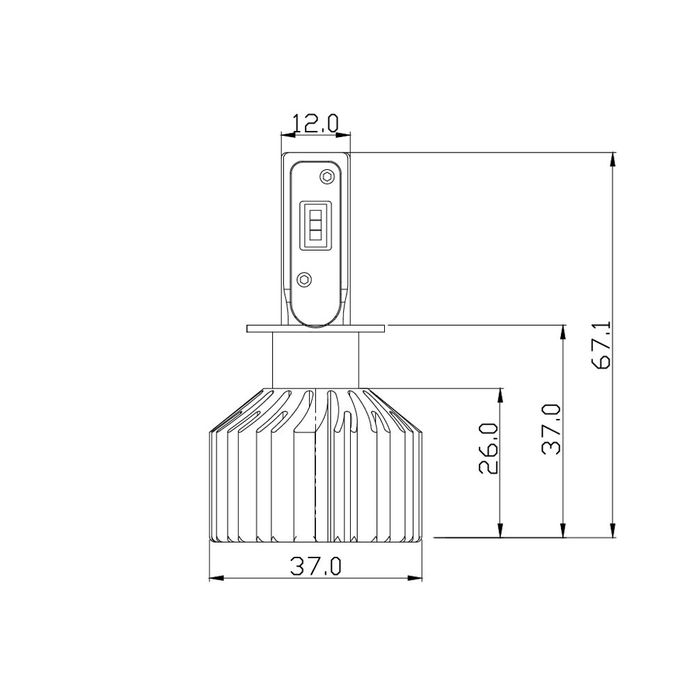 1995 Subaru SVX Headlight Bulb