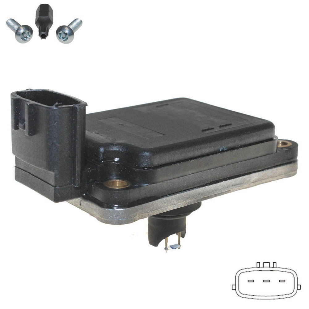 1993 Nissan D21 Mass Air Flow Sensor Probe