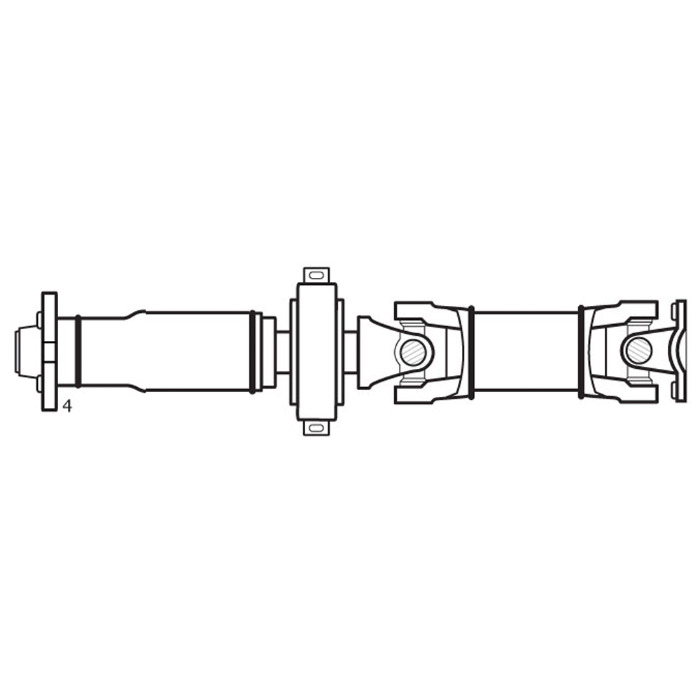 1966 Bmw 2002 Driveshaft