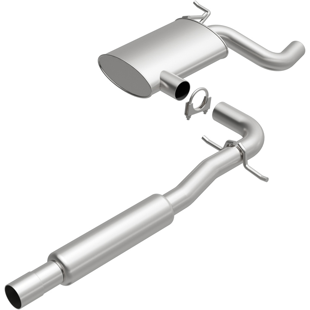 2005 Volkswagen Jetta Exhaust Muffler Assembly