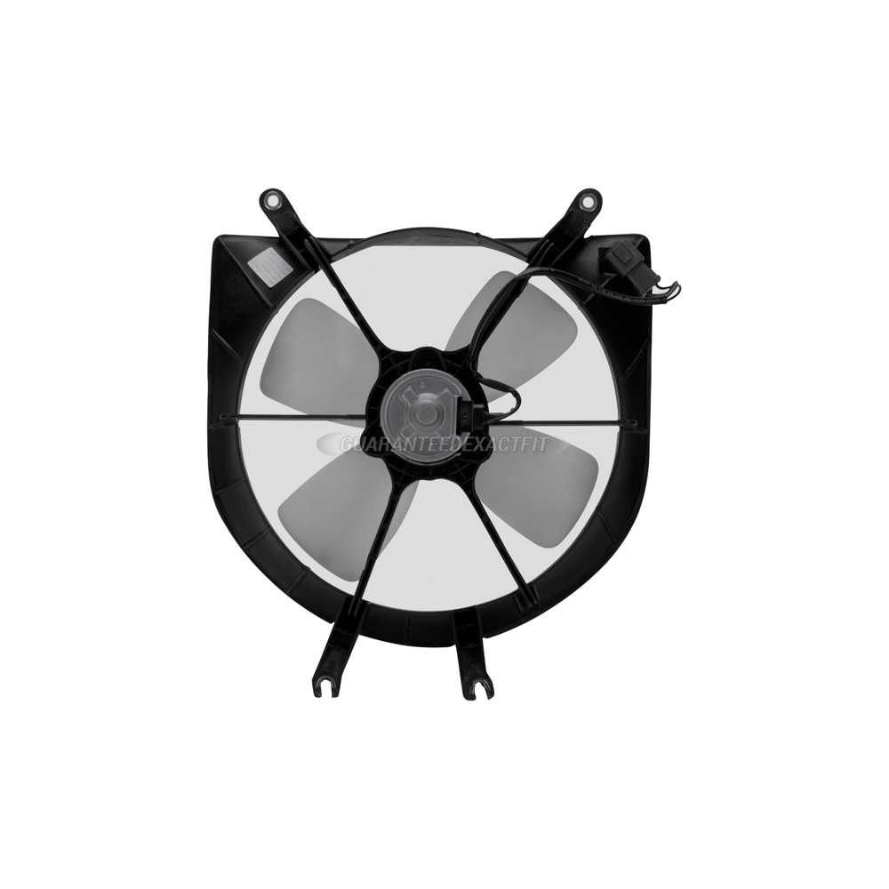 2000 Honda civic auxiliary engine cooling fan assembly 