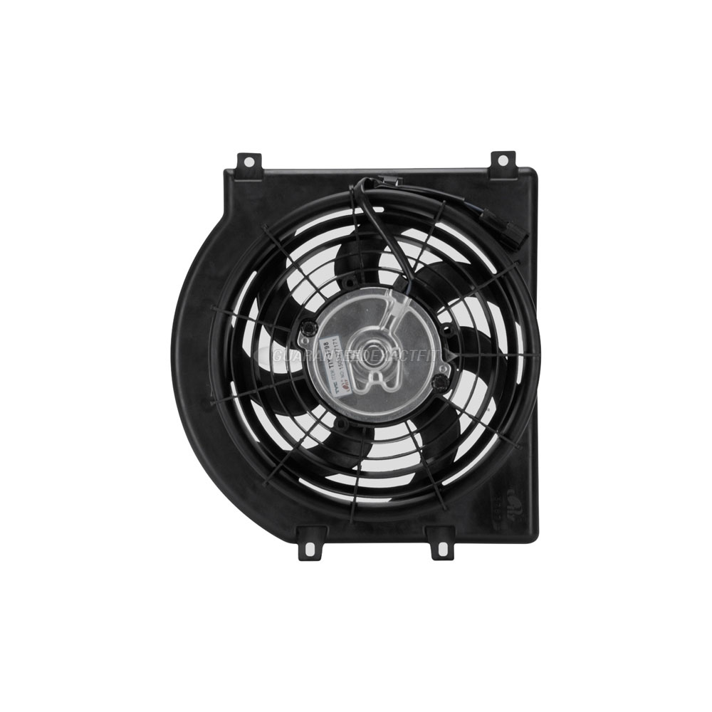  Isuzu rodeo auxiliary engine cooling fan assembly 