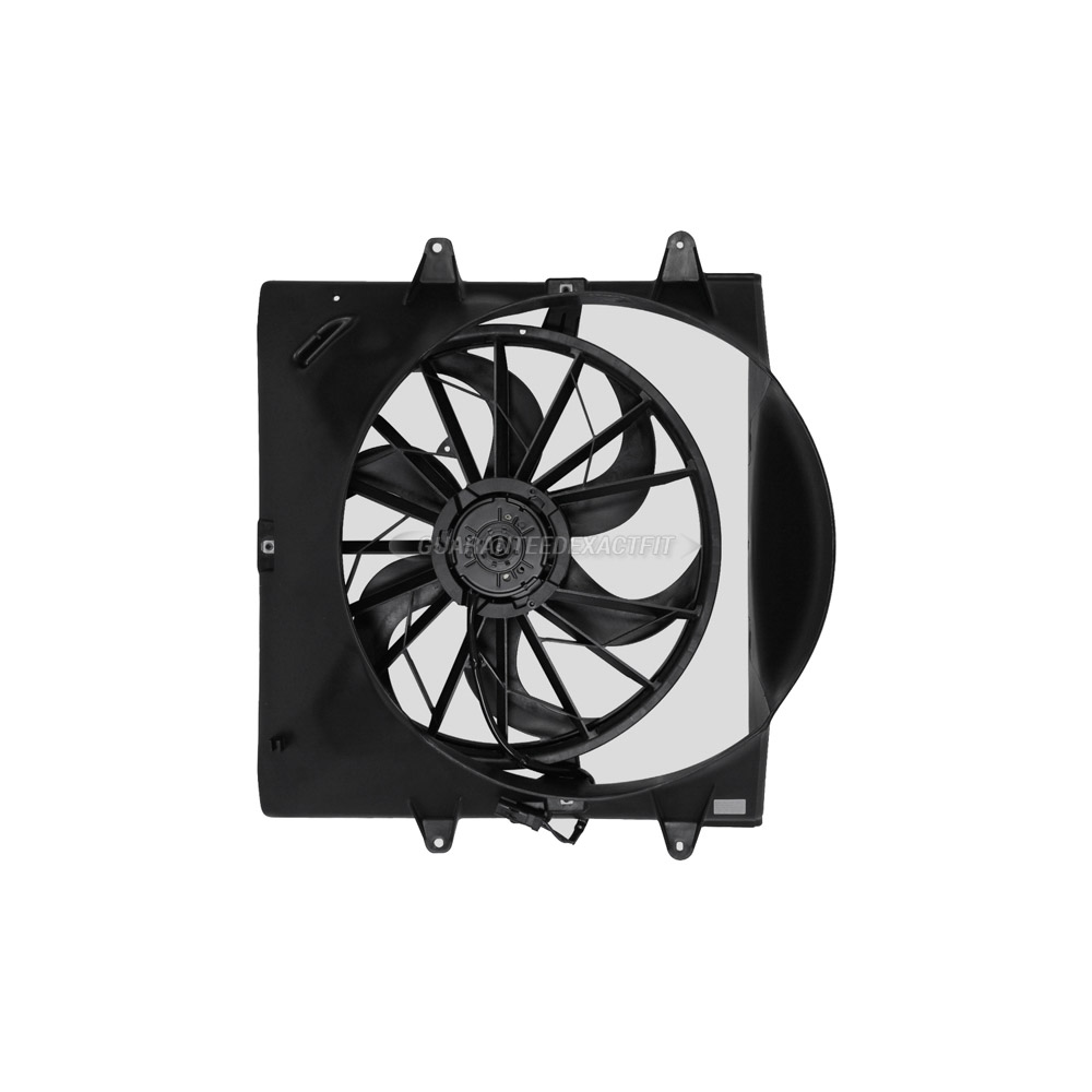 1999 Jeep grand cherokee auxiliary engine cooling fan assembly 