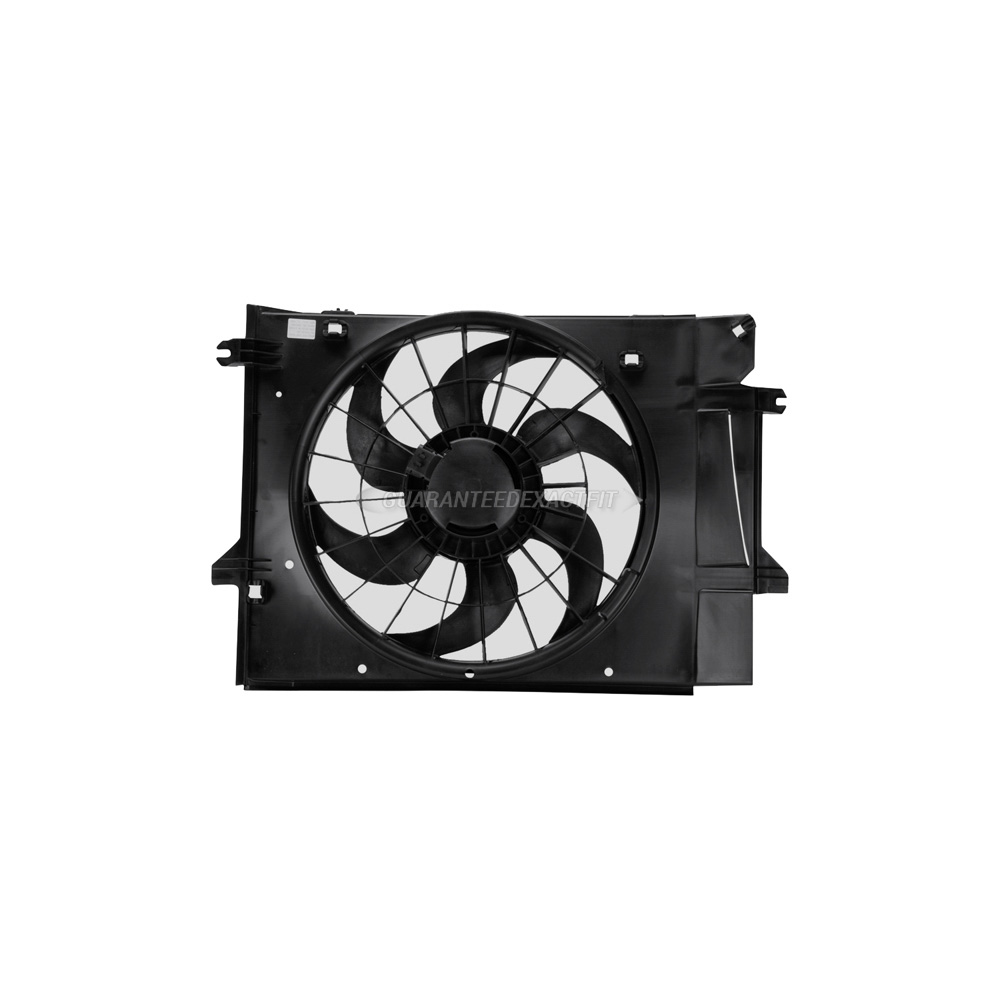2000 Nissan Quest Auxiliary Engine Cooling Fan Assembly