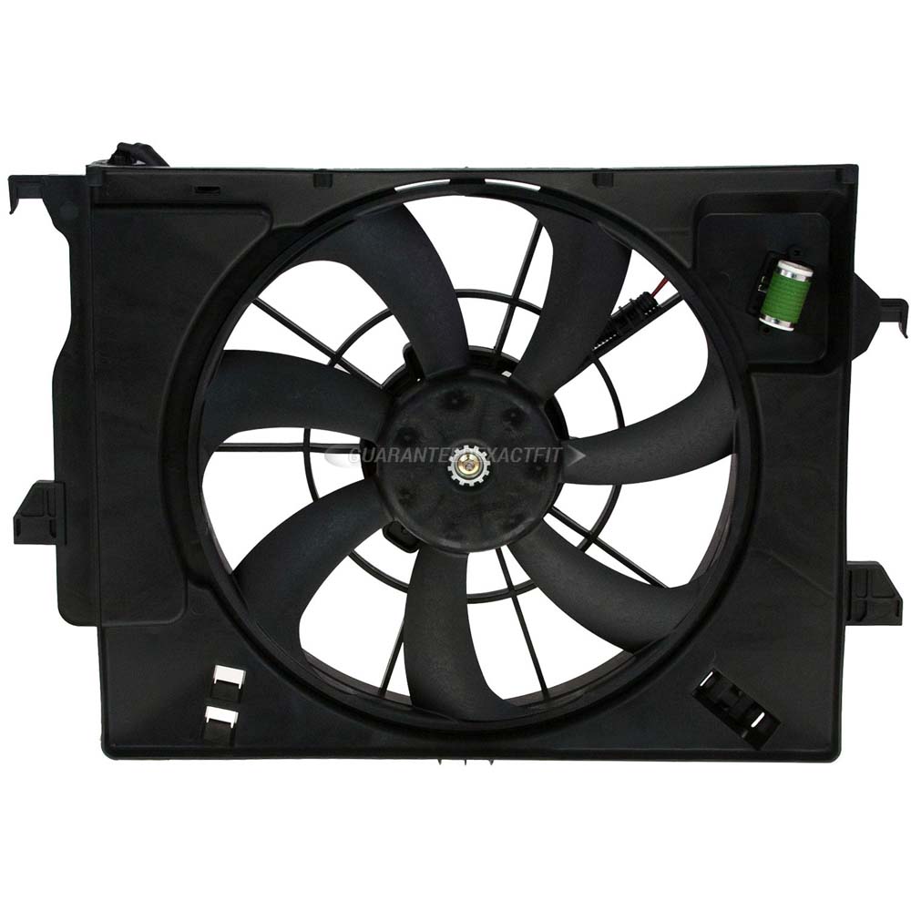  Hyundai veloster cooling fan assembly 
