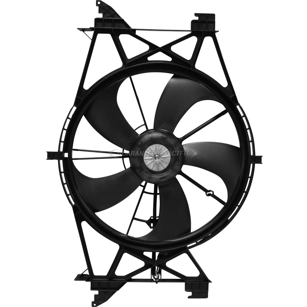 2012 Porsche Cayenne Cooling Fan Assembly