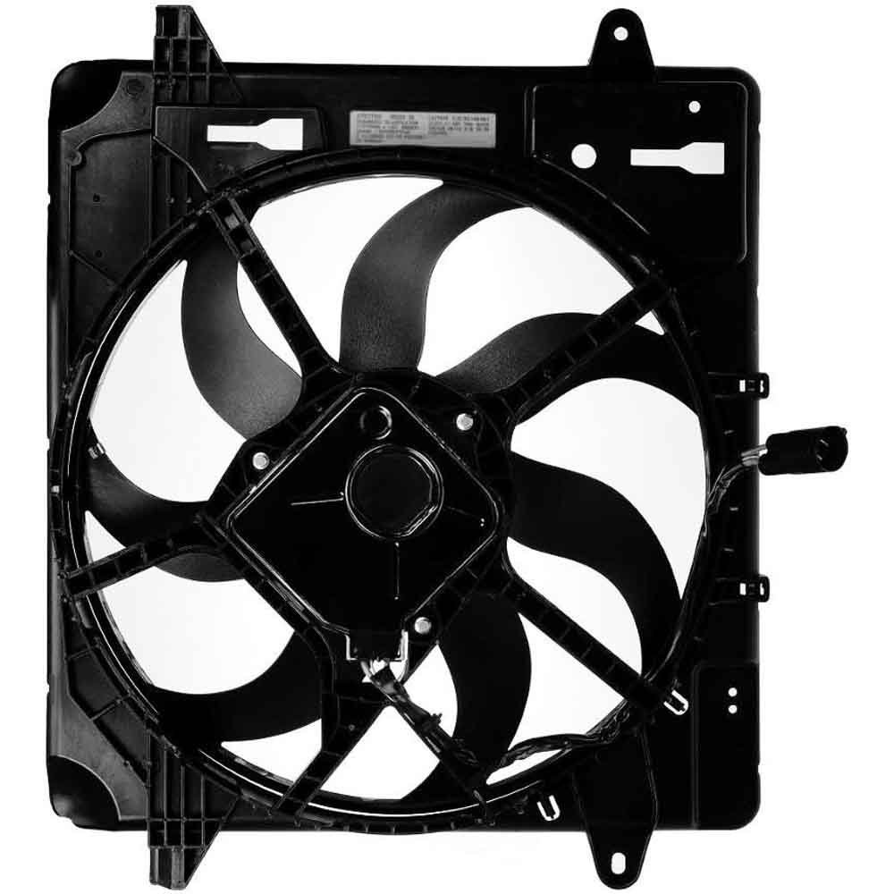 2012 Jeep Wrangler Cooling Fan Assembly