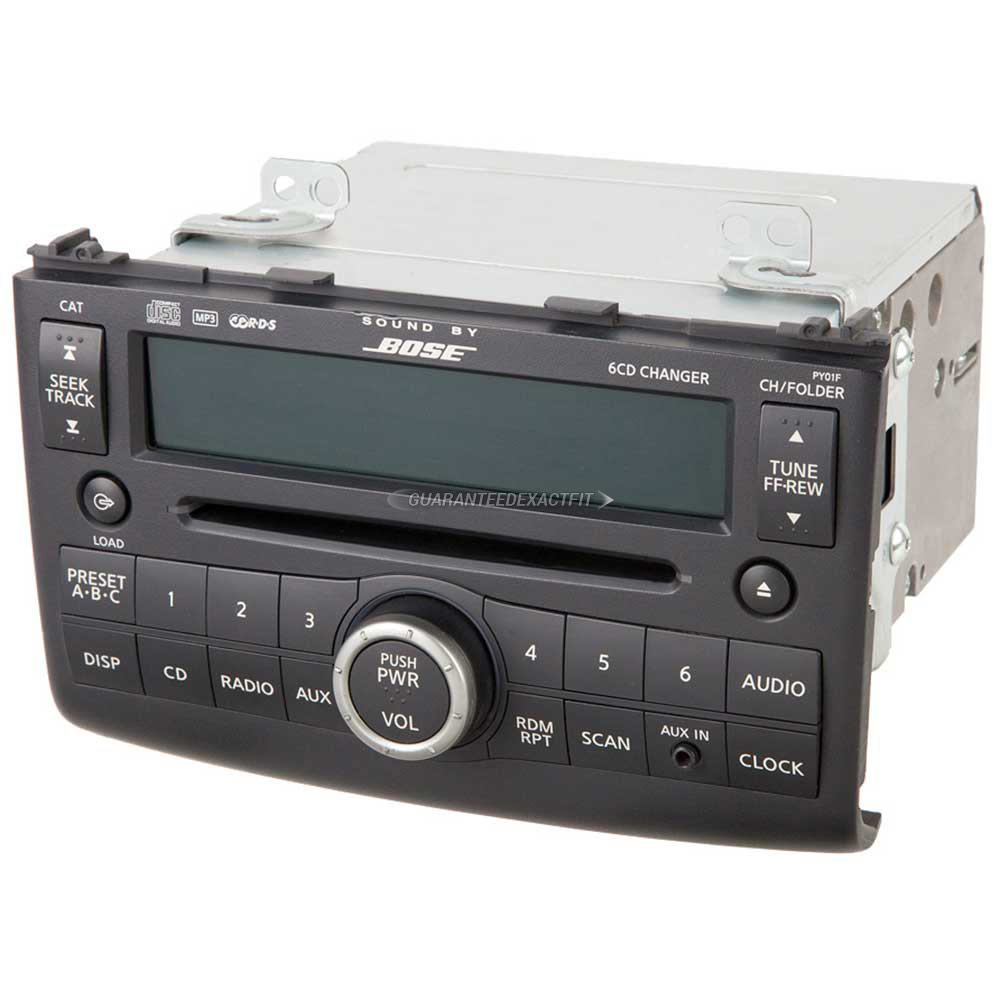 2010 Nissan Rogue Radio or CD Player AMFMXMAUX6CD Radio with Bose