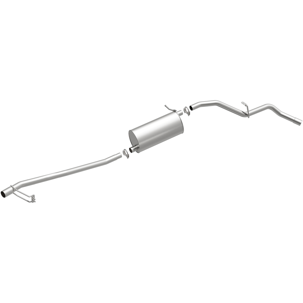 2004 Nissan Frontier Exhaust Muffler Assembly