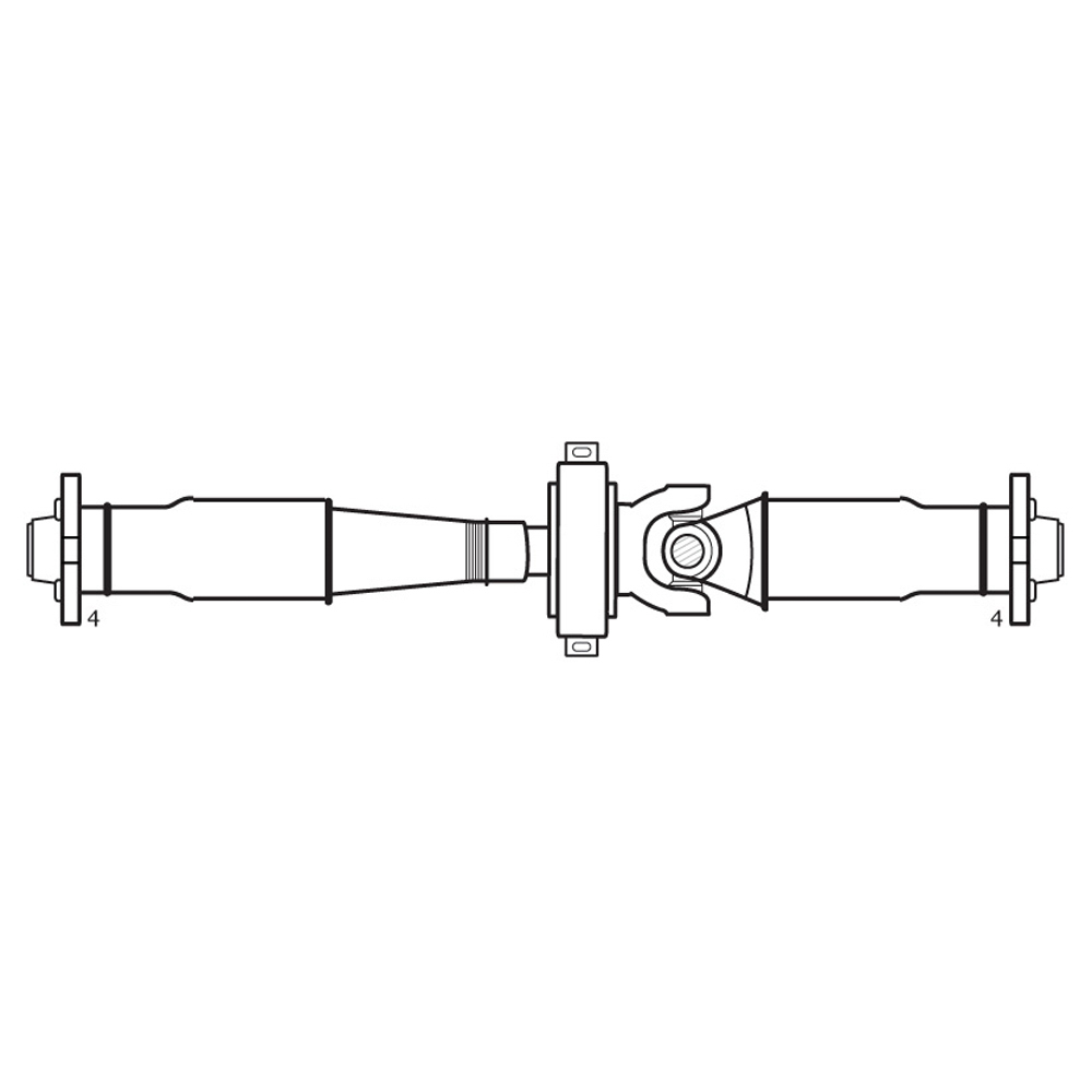 1992 Mercedes Benz 400E Driveshaft