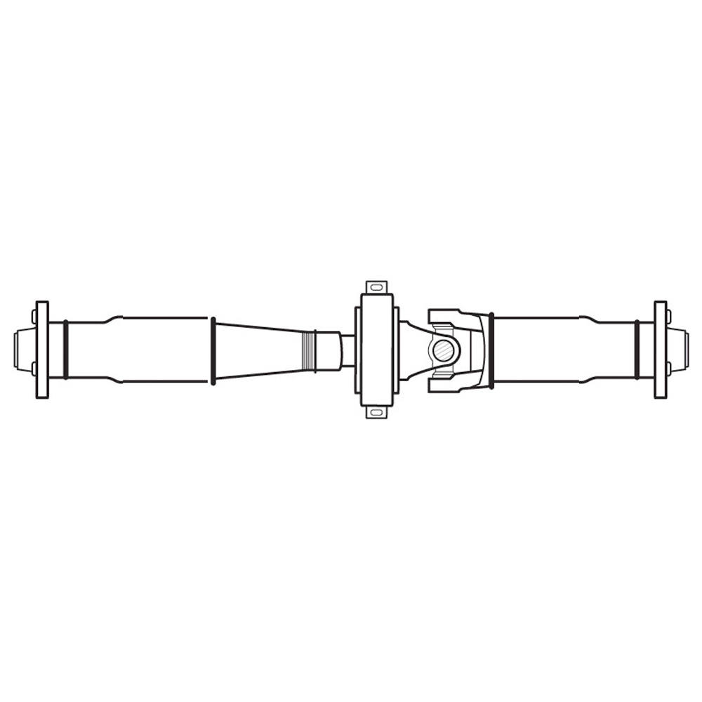 2012 Mercedes Benz GLK350 Driveshaft