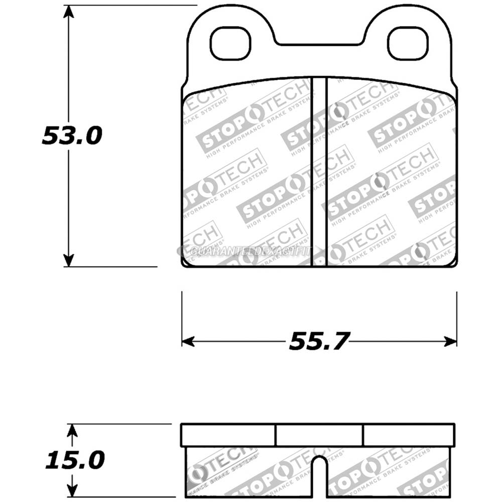 BMW 2800 Brake Pad Set