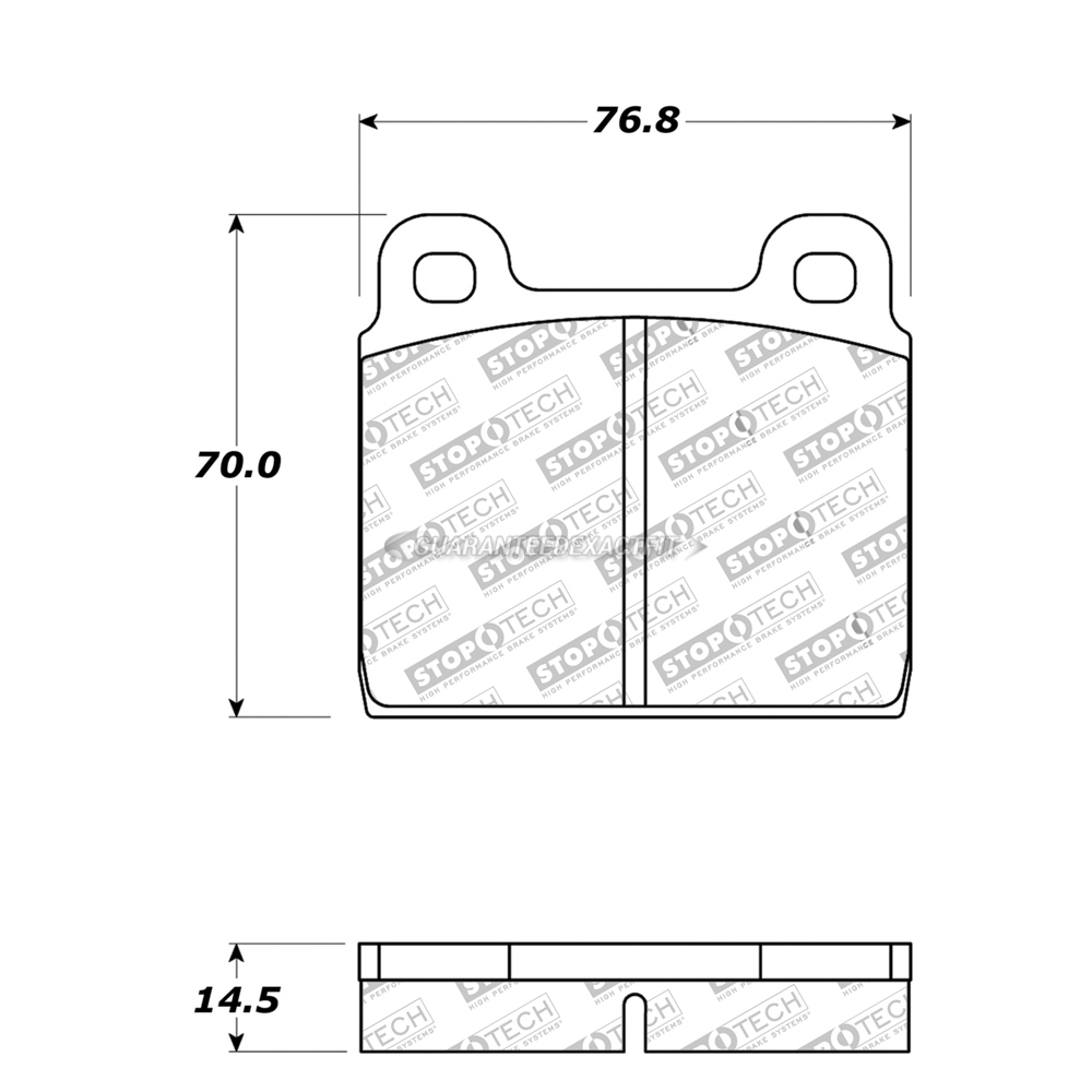 Mercedes Benz 230 Brake Pad Set