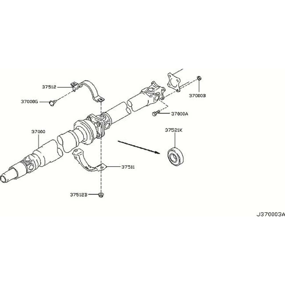 2003 Infiniti G35 Driveshaft
