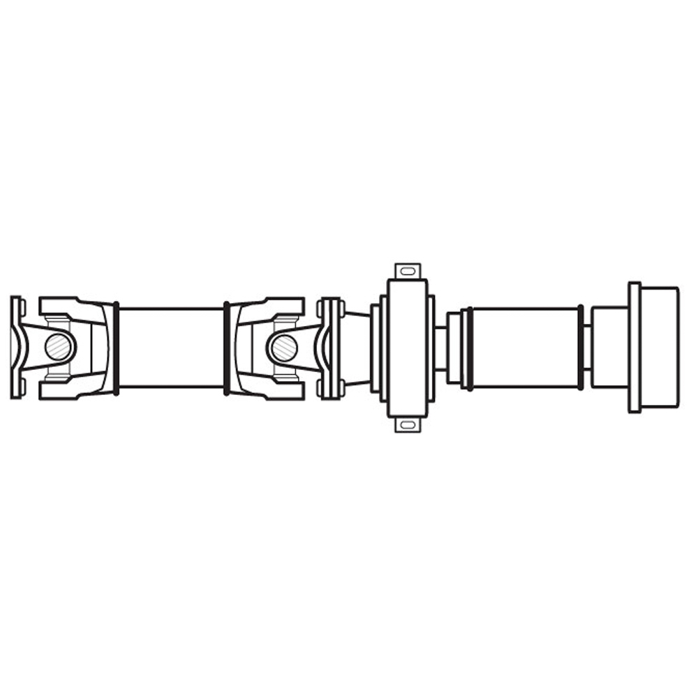 BuyAutoParts 91-01267AN Driveshaft