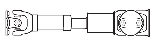 2004 Buick Rainier Driveshaft