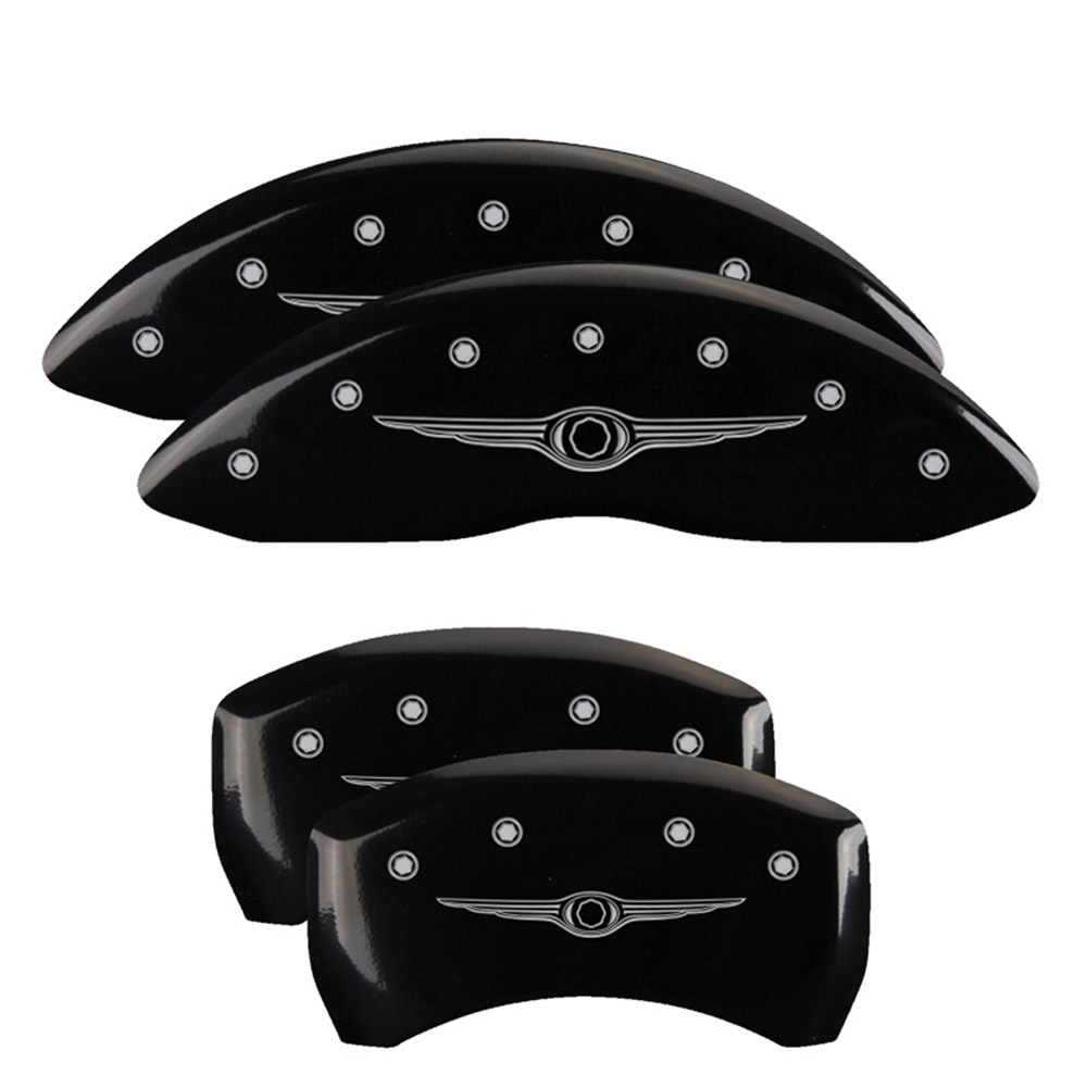 MGP Caliper Covers 32005SCW1BK Disc Brake Caliper Cover