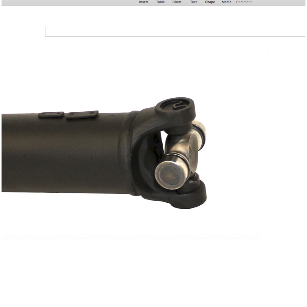 1999 Dodge Durango Driveshaft
