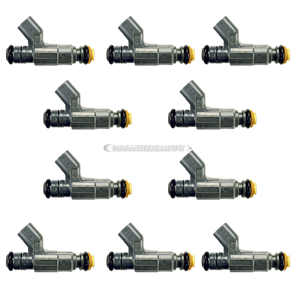 2001 Dodge Ram Trucks Fuel Injector Set Ram 2500 Models 8.0L Engine 3580136 I1