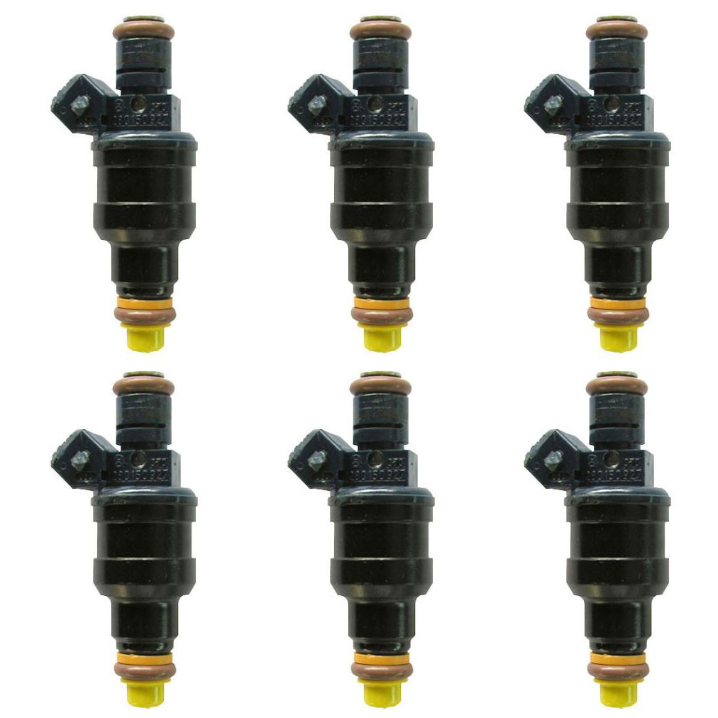 1995 Dodge Dakota Fuel Injector Set 3.9L Engine 3580352 I6