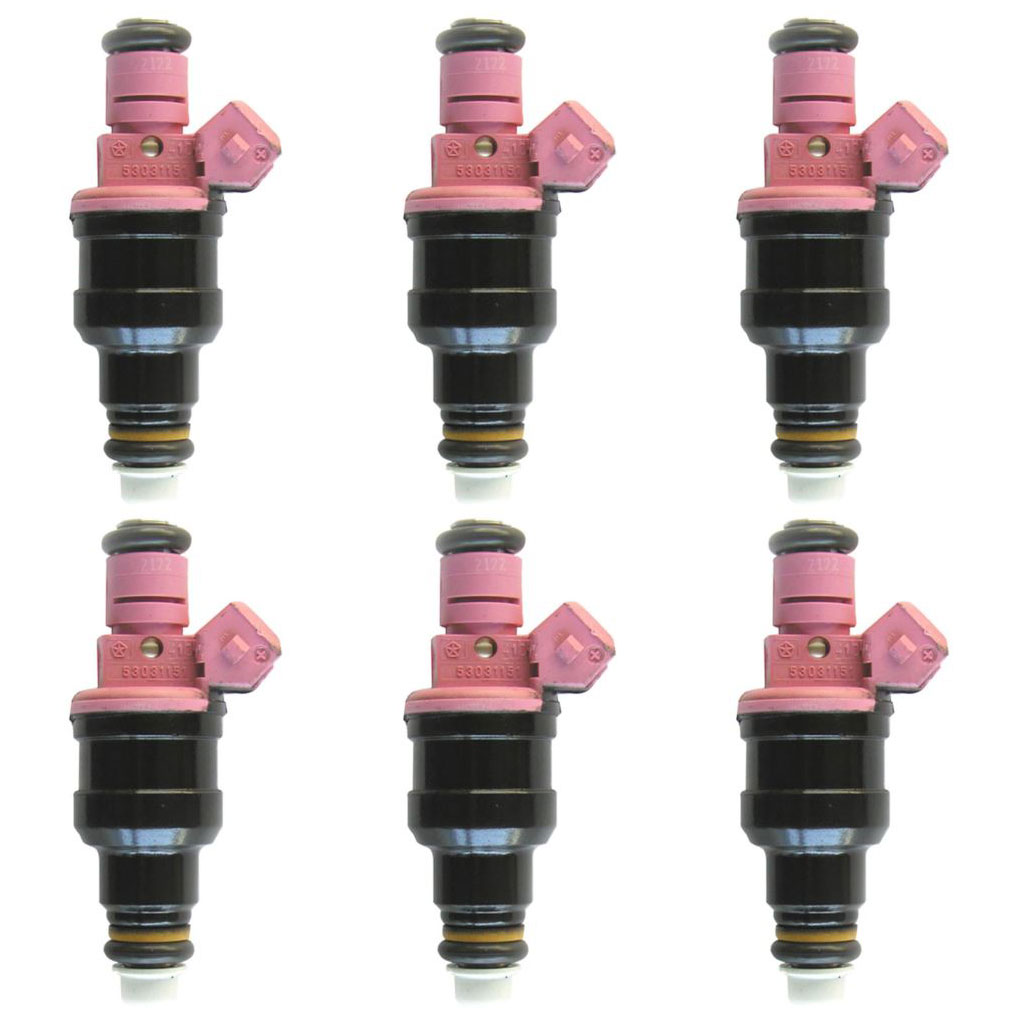 1997 Dodge Pickup Truck Fuel Injector Set Ram 1500 Models 3.9L