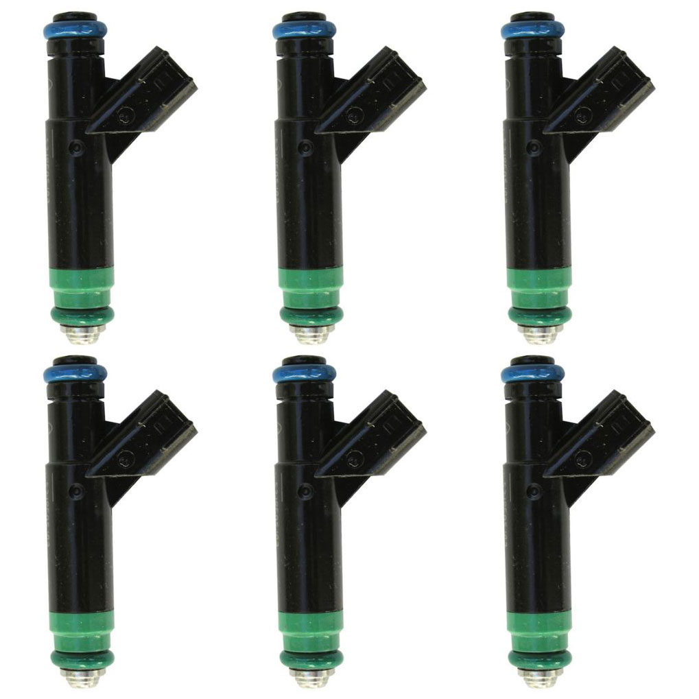 2002 Ford Ranger Fuel Injector Set 3.0L Engine With Engine VIN V 35