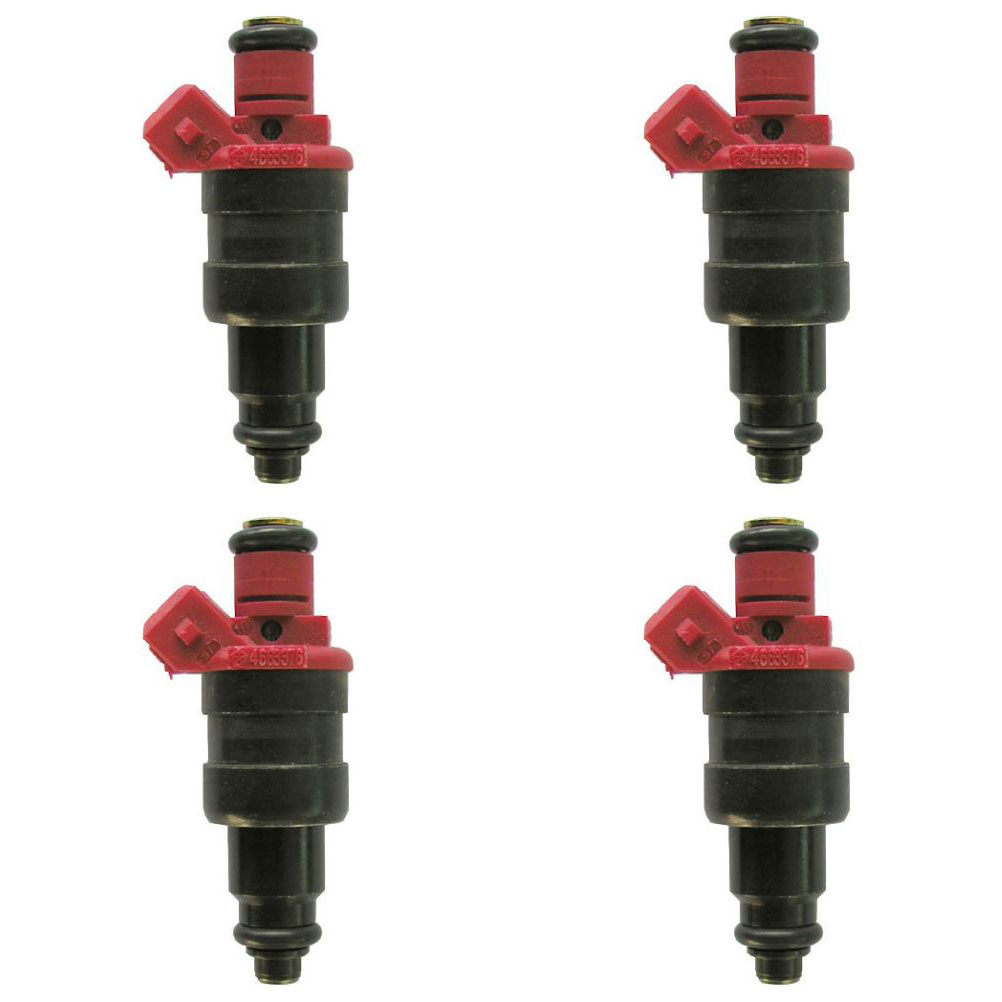 1993 Jeep Wrangler Fuel Injector Set 2.5L Engine 3580751 I4