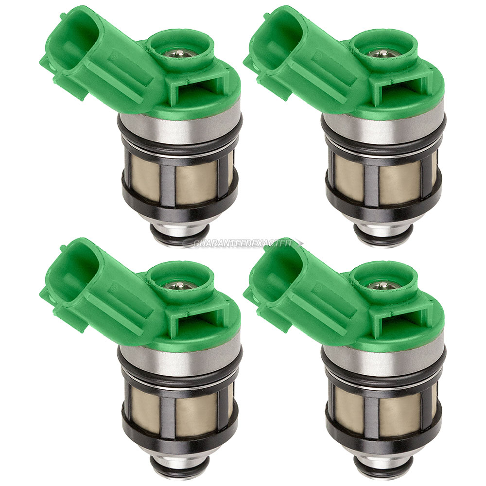 2001 Nissan Altima Fuel Injector Set 2.4L Engine 3580796 I4