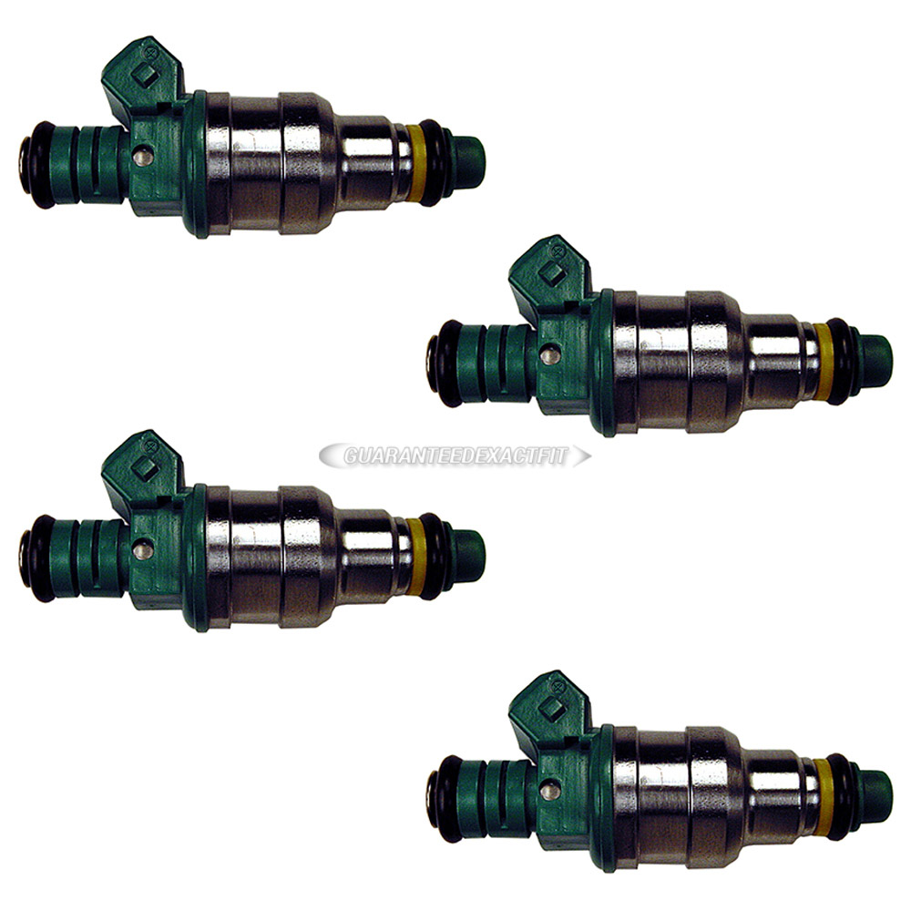 1988 Porsche 944 Fuel Injector Set 2.5L Engine Turbo Model 3580812 I4