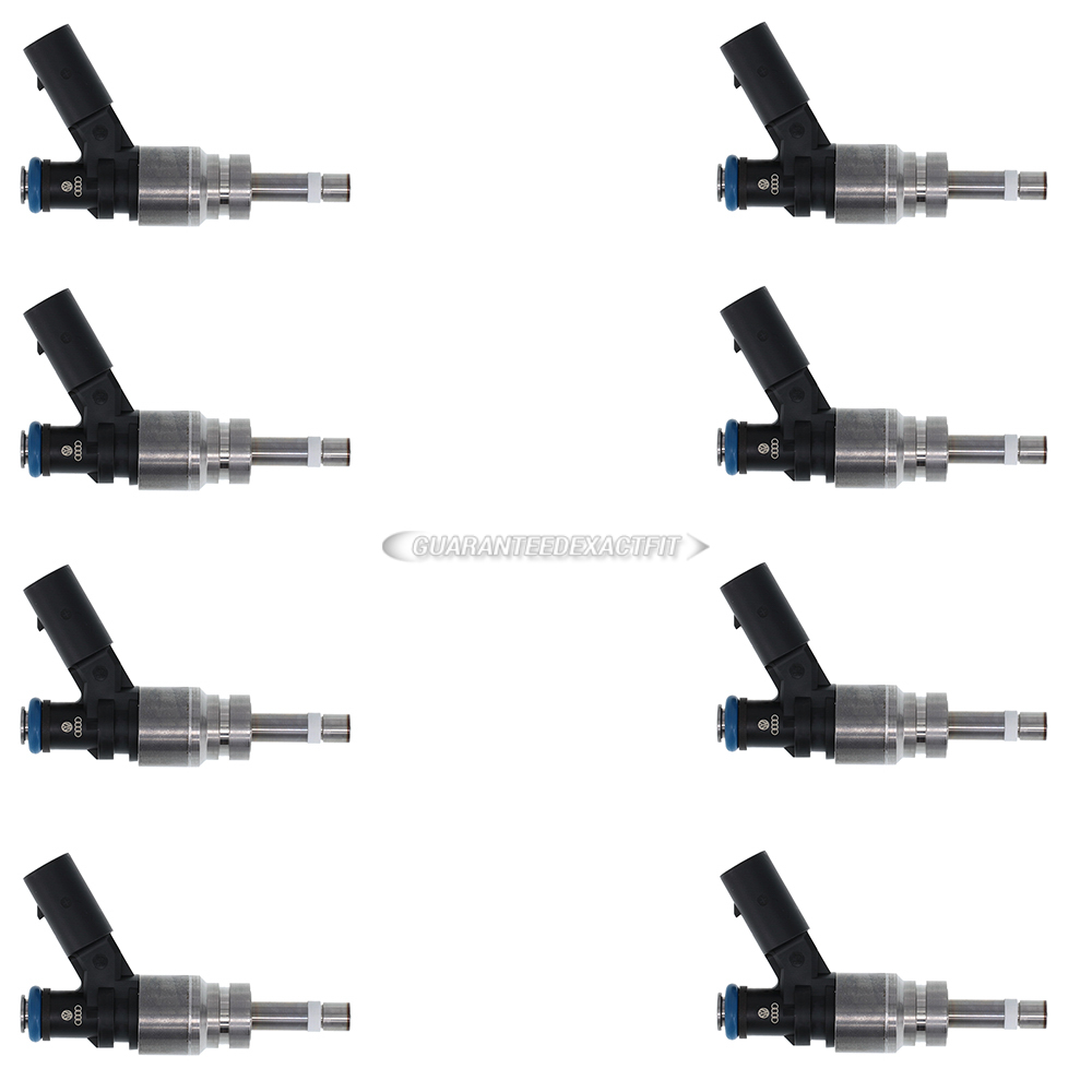 2010 Audi Q7 Fuel Injector Set Prestige 4.2L Eng. V8 Eng. 3581377 I8