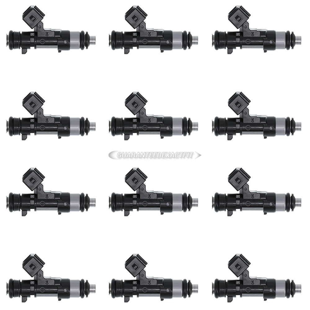  Mercedes Benz Maybach S600 Fuel Injector Set 
