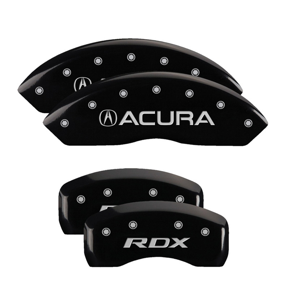MGP Caliper Covers 39022SRDXBK Disc Brake Caliper Cover