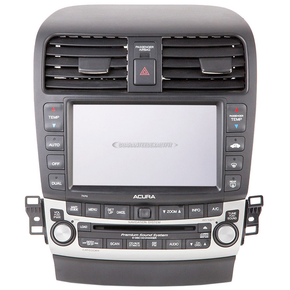 2008 Acura TSX Navigation Unit AMFM6CD Navigation Display [OEM
