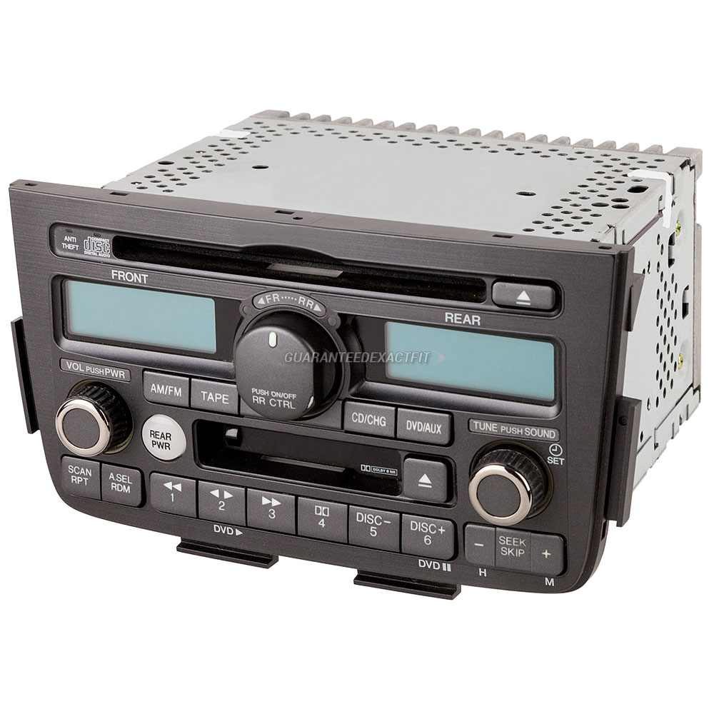 2001 Acura MDX Radio or CD Player AMFMCassAUX6 Disc CD/DVD Player