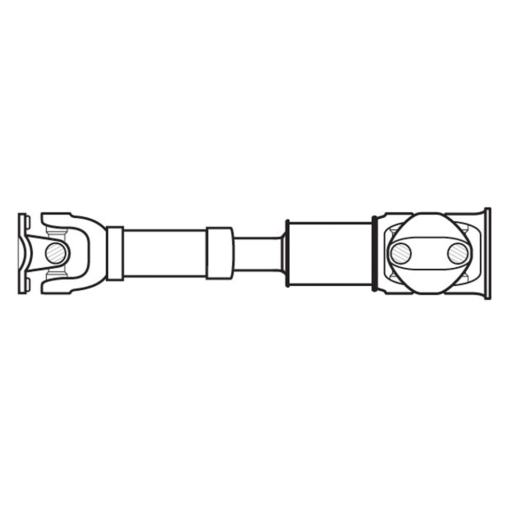 1996 Oldsmobile Bravada Driveshaft