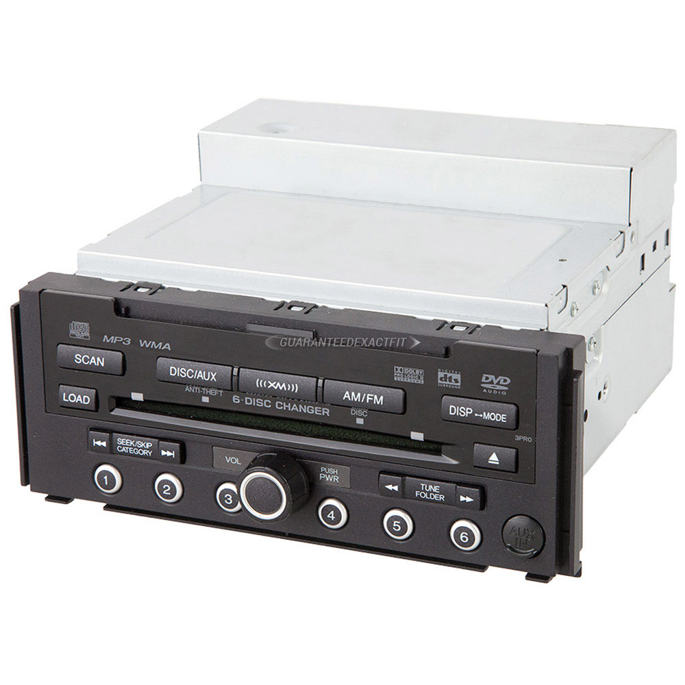 2009 Acura RDX Radio or CD Player AMFMXMAUX6CD Radio with DVD