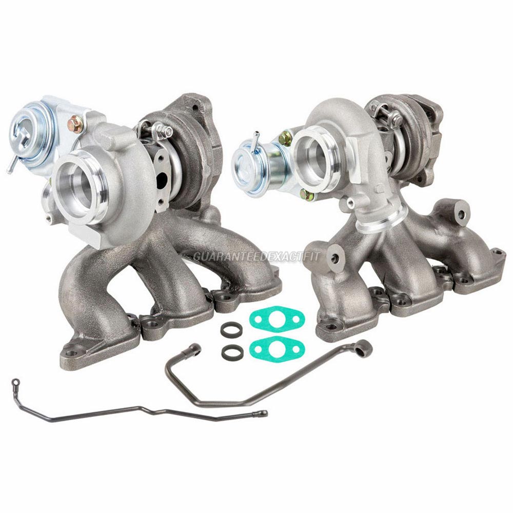 2004 Volvo XC90 Turbocharger and Installation Accessory Kit Pair of
