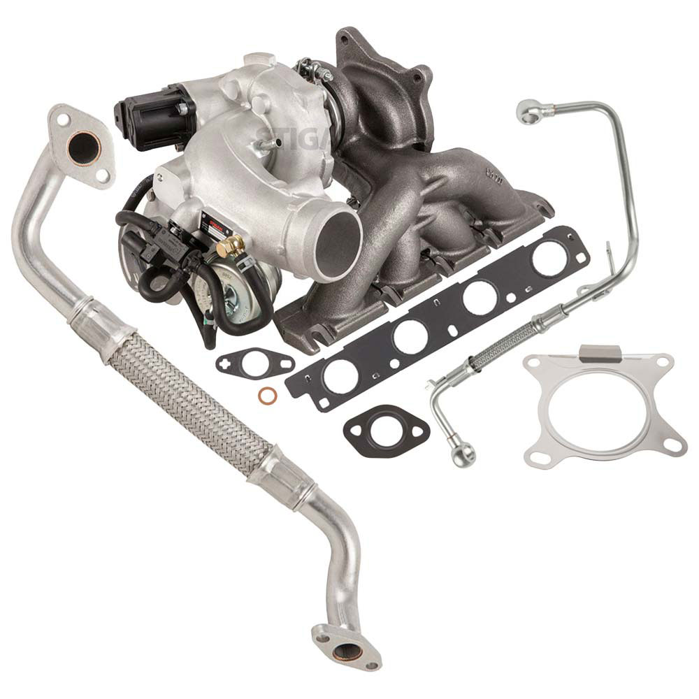 2007 Volkswagen Golf Turbocharger and Installation Accessory Kit
