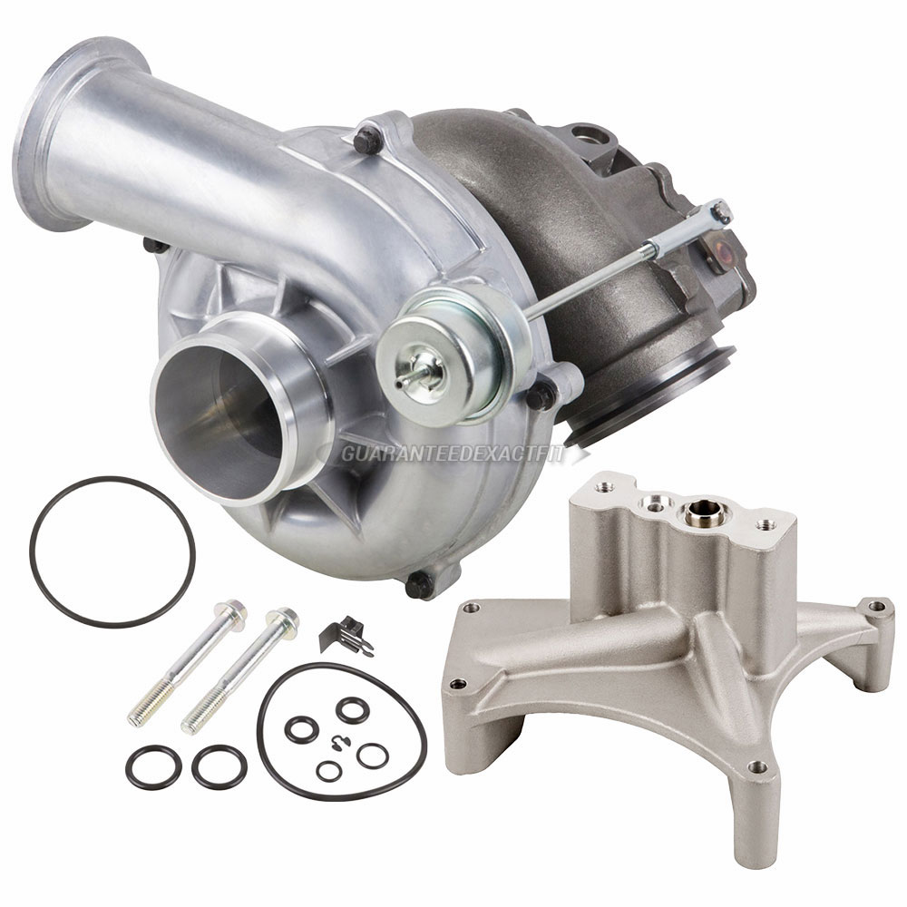 Ford excursion turbocharger and installation accessory kit